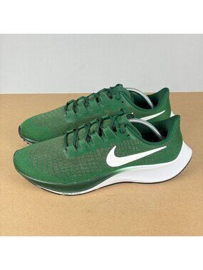 Nike Air Zoom Pegasus 37 Athletic Running Shoes Womens 9.5 Green White Low Top
